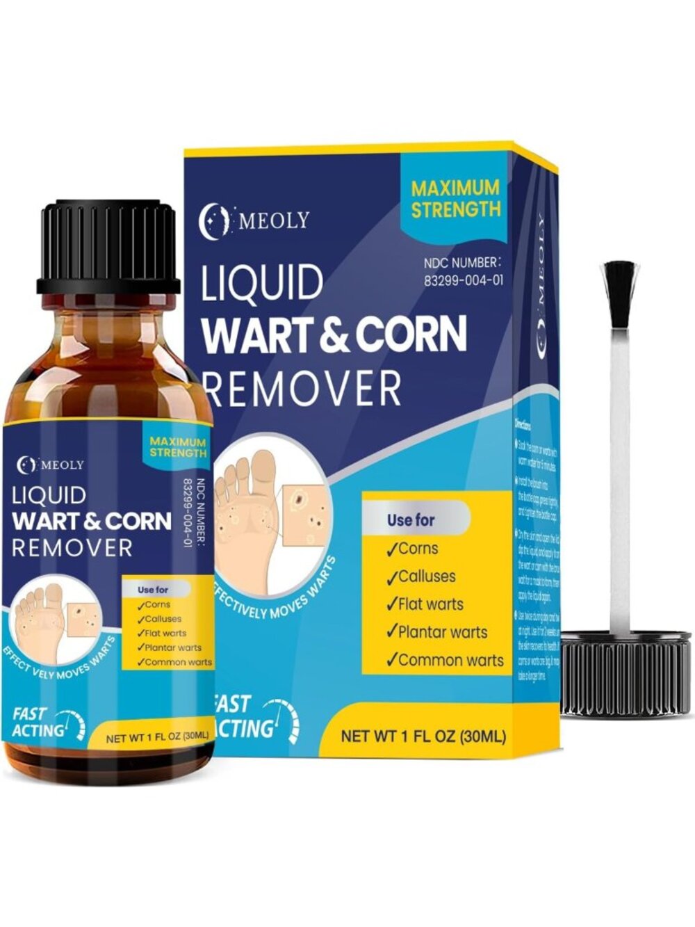 Fast-Acting Salicylic Wart Removal Freeze Away - Maximum Strength for All Warts